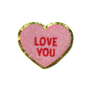 Bandana Conversation Heart Patch
