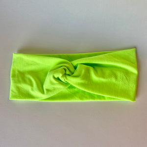 Let's Get Physical Lime Headband