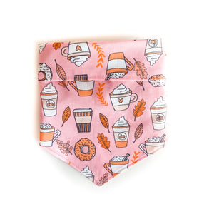 Pink Coffee & Donuts Bandana