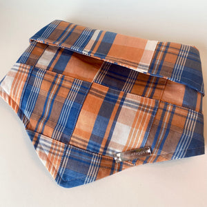 Orange Checkers Bandana